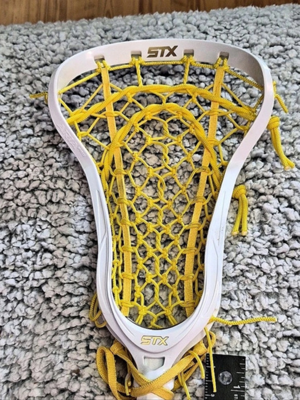 STX A/RAIA PRO Lacrosse Stick White & Yellow